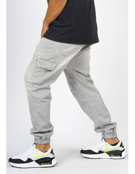 Sarouel jean's SAYF light grey denim