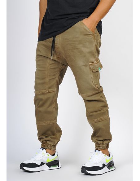 Sarouel jean's SAYF kaki denim