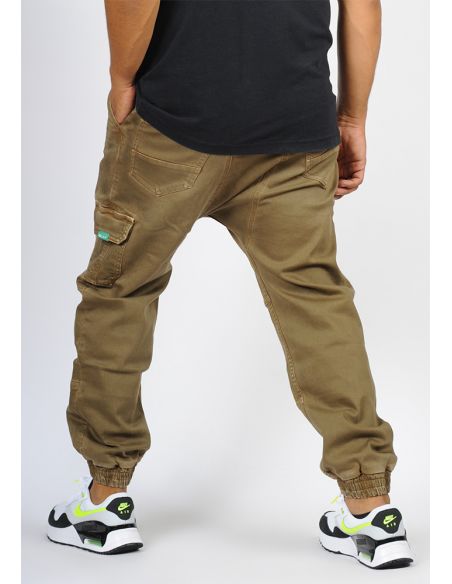 Sarouel jean's SAYF kaki denim