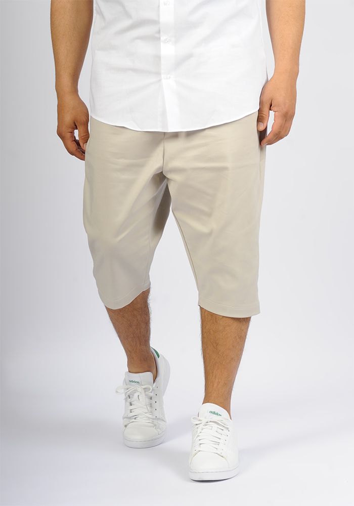 Sarouel bermuda SAYF gabardine (beige)