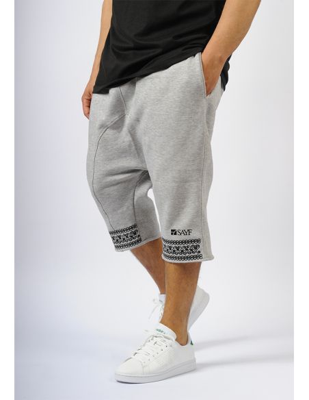 SAYF sfifa cropped trousers (heather grey)