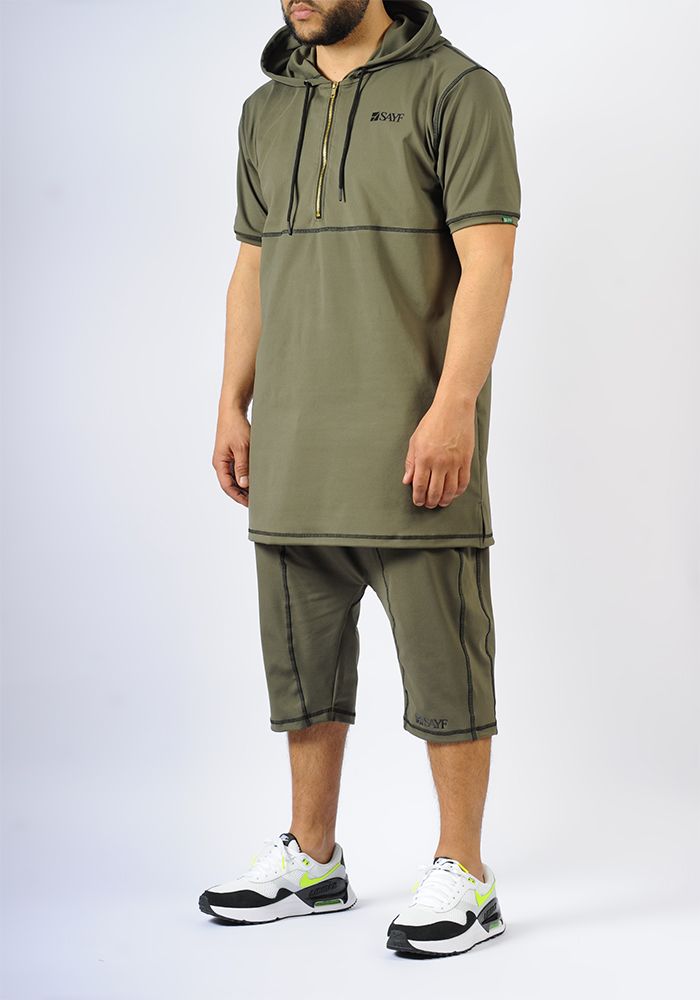 Ensemble d'été SAYF décennie (kaki)