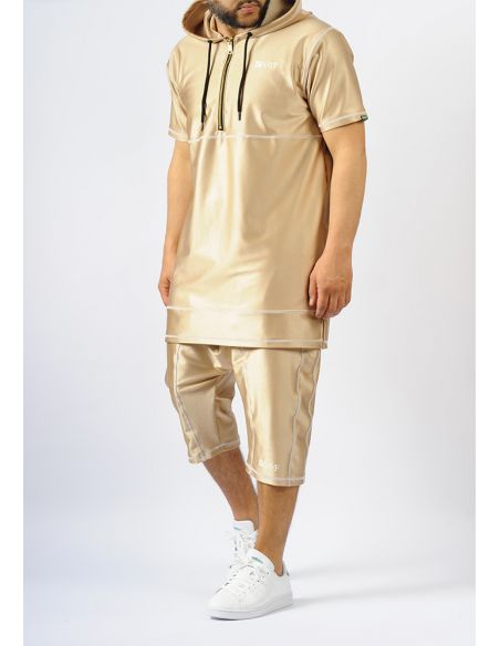 Ensemble d'été SAYF décennie (beige doré)