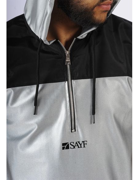 Ensemble d'été SAYF bi-matière (gris)