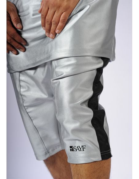 Ensemble d'été SAYF bi-matière (gris)