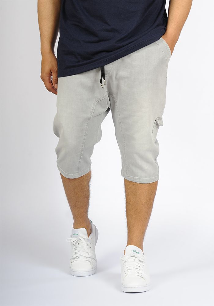 Sarouel bermuda SAYF light grey denim Sarouel bermuda SAYF light grey denim