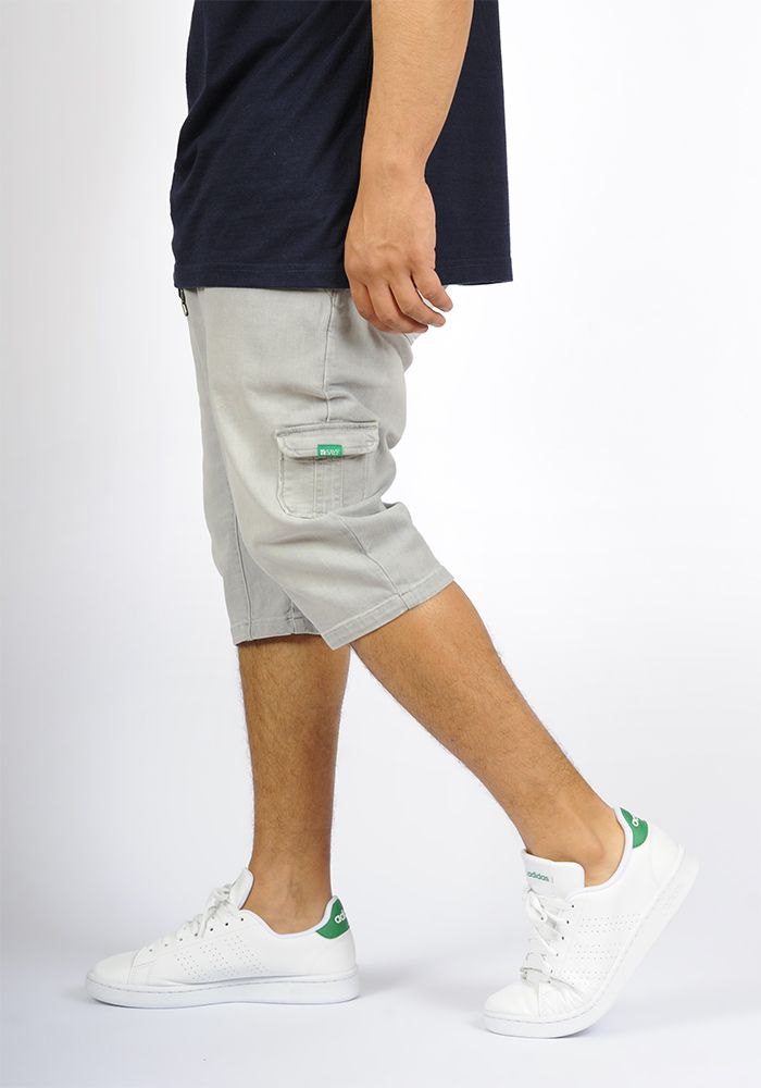 Sarouel bermuda SAYF light grey denim Sarouel bermuda SAYF light grey denim