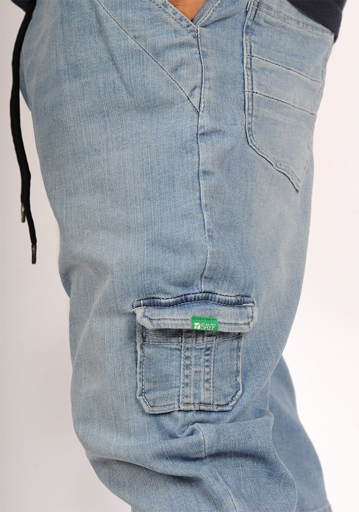 Sarouel bermuda SAYF summer denim'