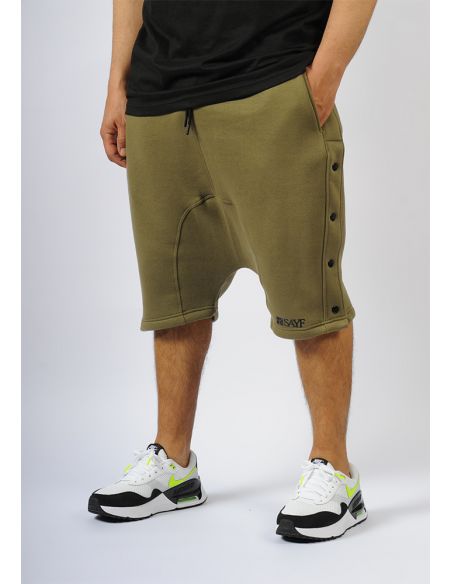 Sarouel bermuda SAYF pression (kaki)