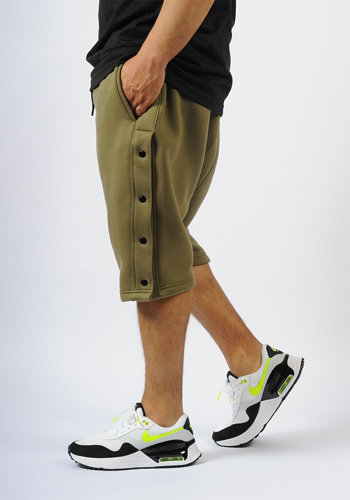 Sarouel bermuda SAYF pression (kaki) Sarouel bermuda SAYF pression (kaki)