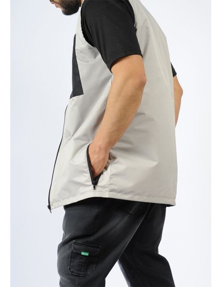 SAYF sleeveless vest (light grey)