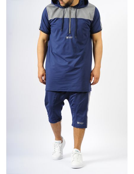 Bi-Material SAYF Summer Set (Navy)