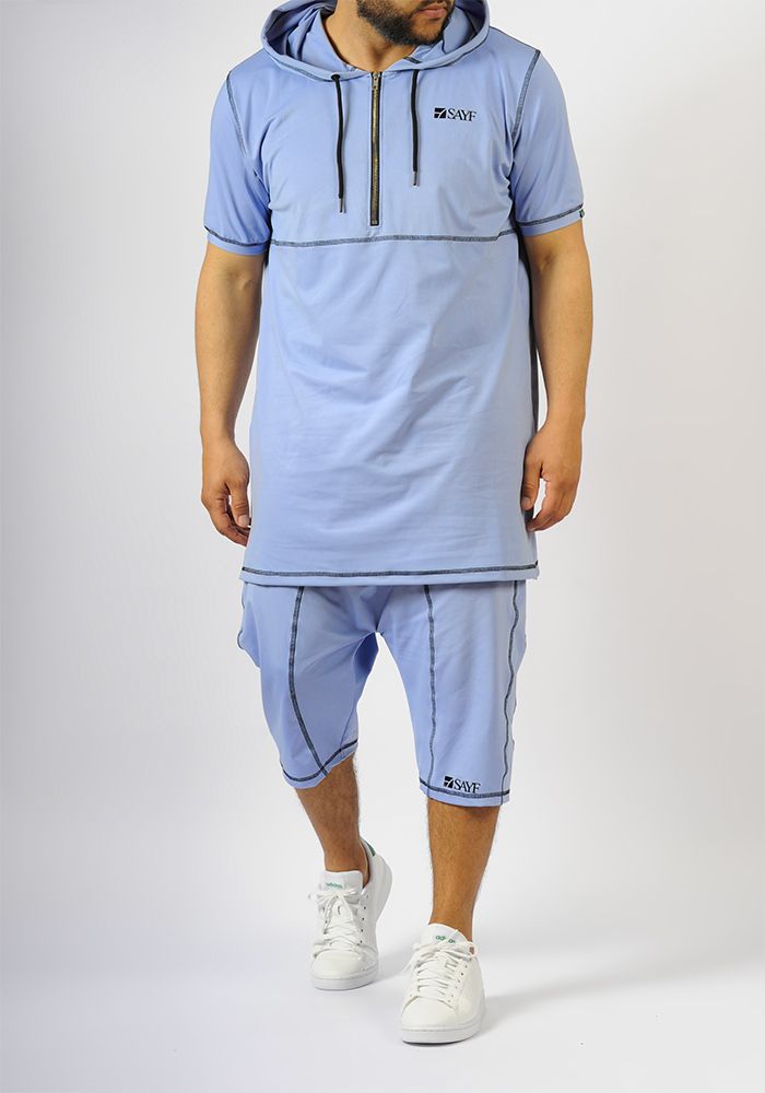 Ensemble d'été SAYF décennie (bleu ciel) Ensemble d'été SAYF décennie (bleu ciel)