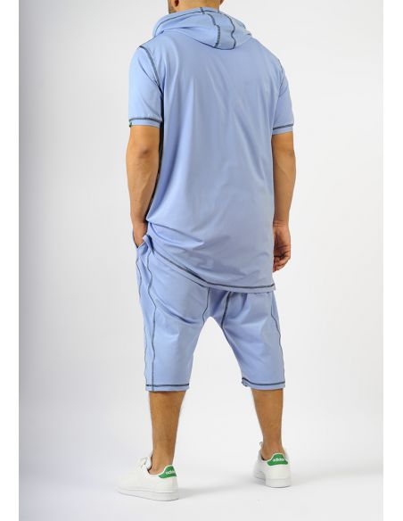 Ensemble d'été SAYF décennie (bleu ciel)