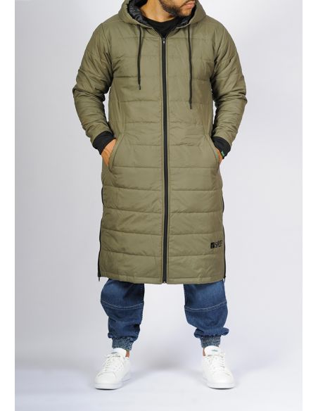 Doudoune extra-longue SAYF (kaki)