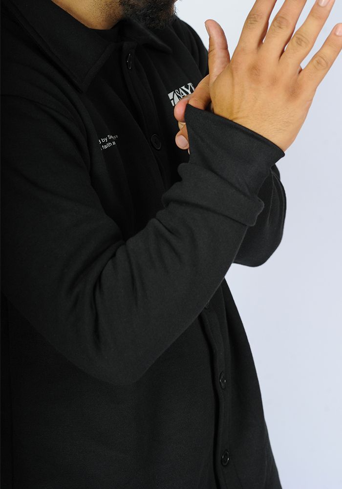 mid-length jogging shirt SAYF (black)