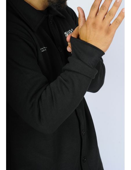 mid-length jogging shirt SAYF (black)