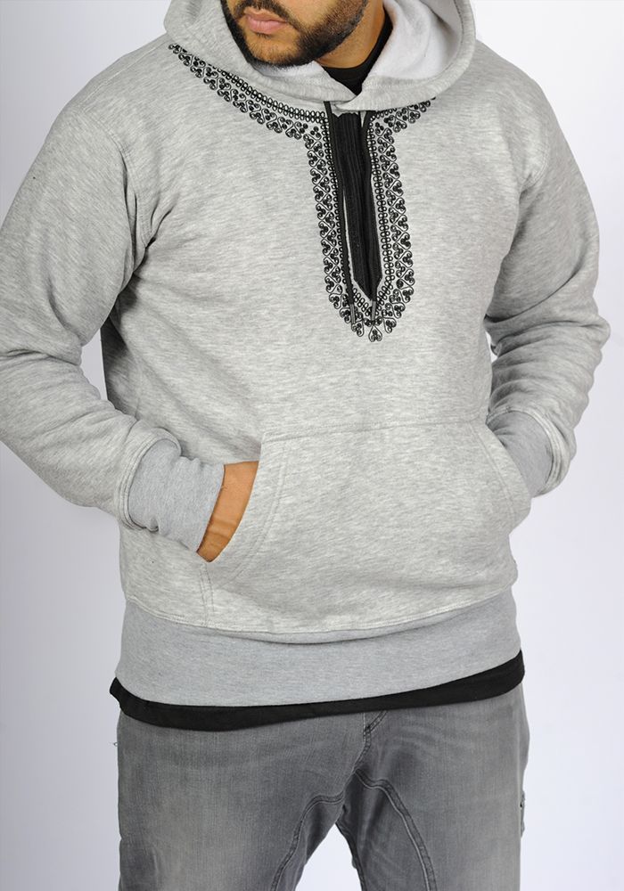 Sweat SAYF patrimoine (gris chiné)