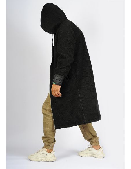 Veste moutonnée extra-longue SAYF
