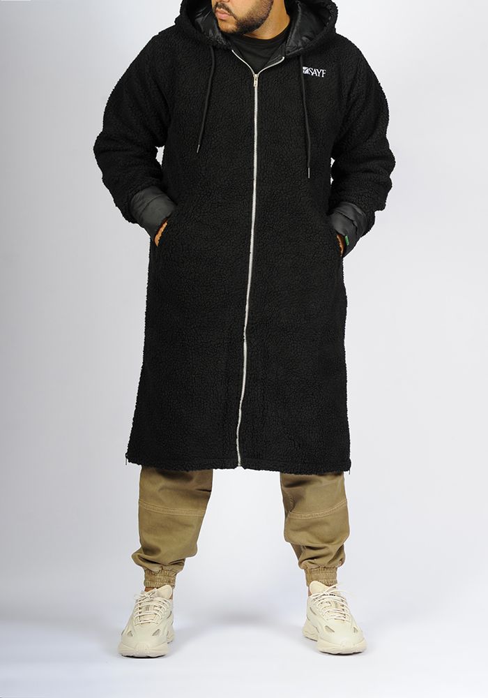 Veste moutonnée extra-longue SAYF Veste moutonnée extra-longue SAYF