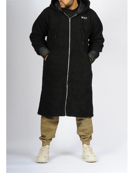 Veste moutonnée extra-longue SAYF