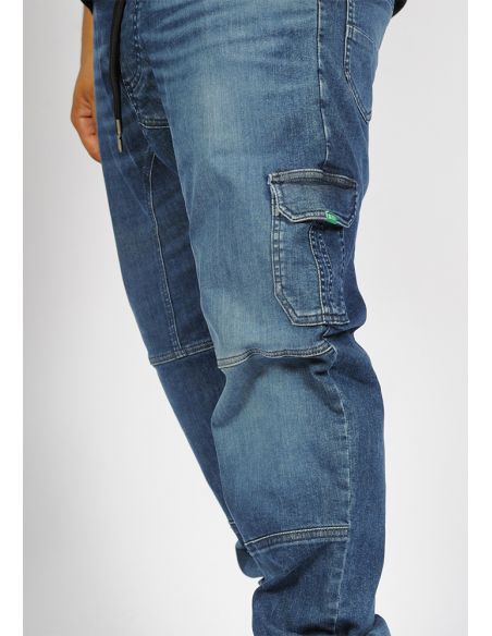 Sarouel jean's SAYF blue denim