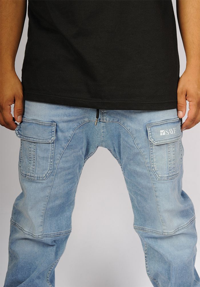 Sarouel jean's SAYF pur sang (bleu)