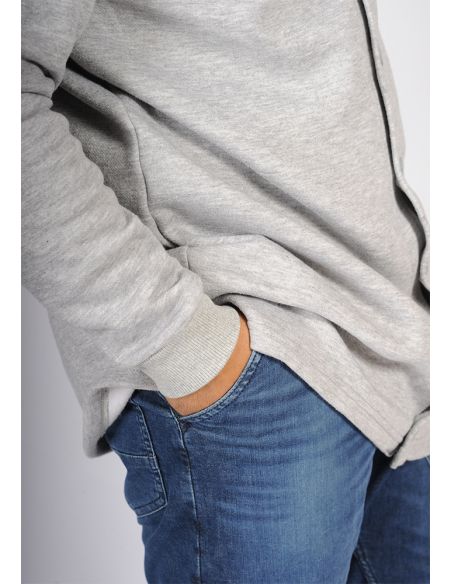 mid-length jogging shirt SAYF (heather grey)