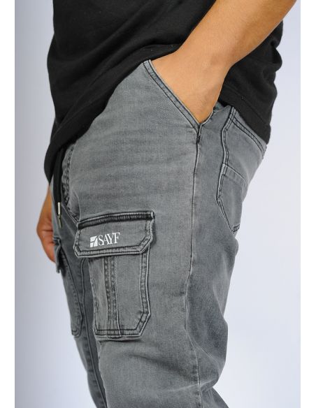 Sarouel jean's SAYF pur sang (grey)