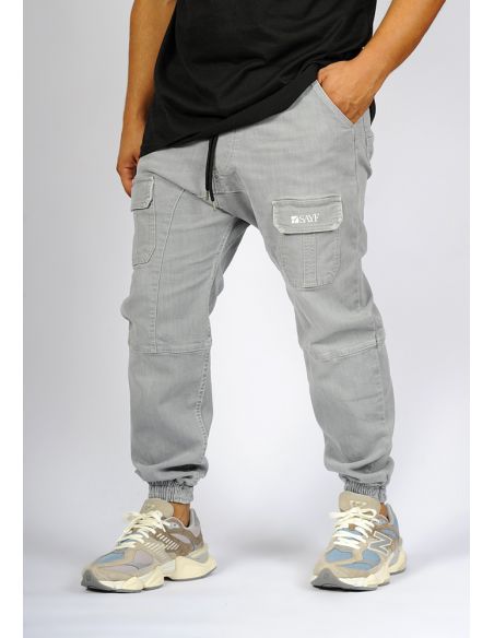 Sarouel jean's SAYF pur sang (light grey)