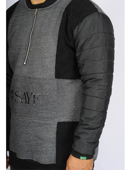 Tri-material sweatshirt SAYF