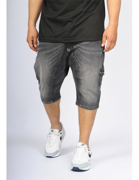 Sarouel bermuda SAYF dark denim