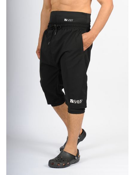 Sarouel de bain SAYF (noir)