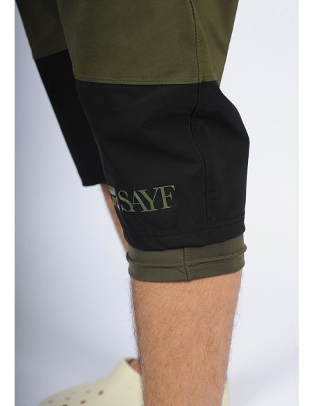 Sarouel de bain SAYF (noir kaki)