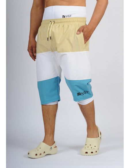 Sarouel -  swim short SAYF (tri colour)