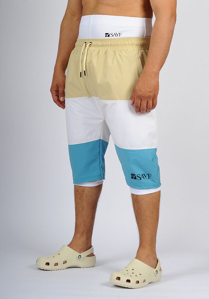 Sarouel -  swim short SAYF (tri colour) Sarouel -  swim short SAYF (tri colour)