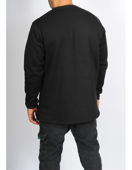 Sweat mi-long SAYF casual (noir)