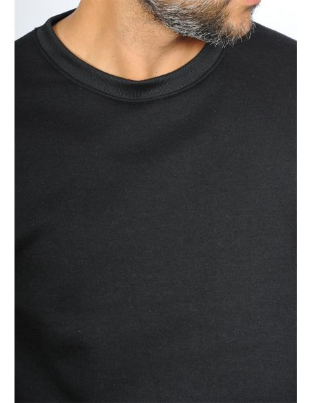 Sweat mi-long SAYF casual (noir)