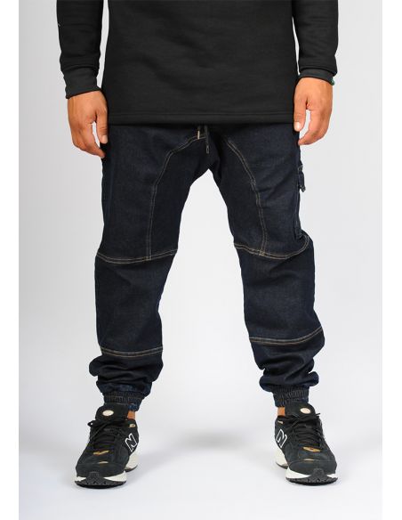 Sarouel jean's SAYF bleu brut