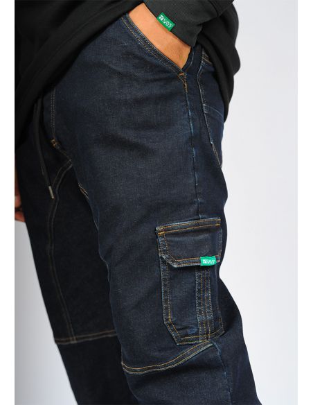 Sarouel jean's SAYF bleu brut