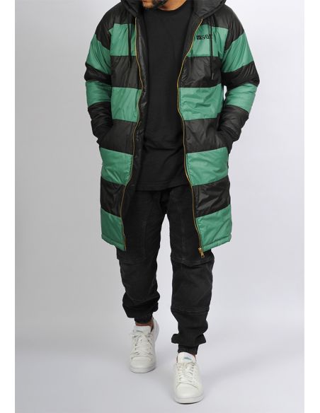 Doudoune mi-longue SAYF bi-color