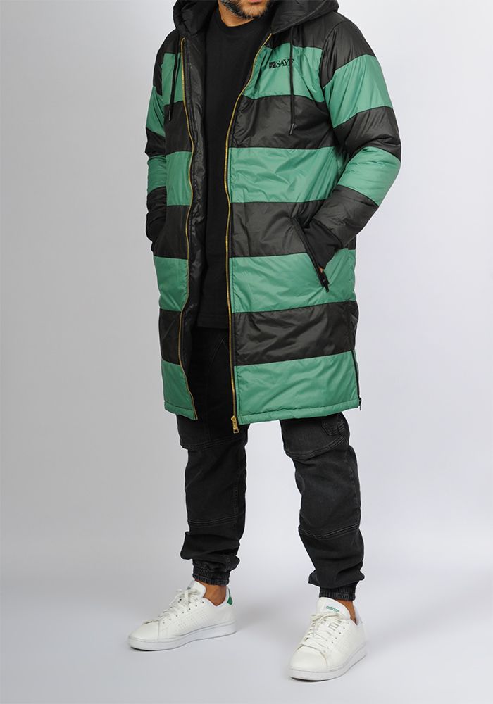 Doudoune mi-longue SAYF bi-color