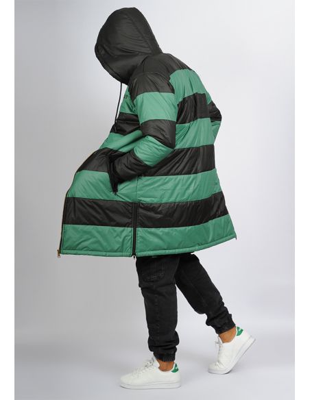 Doudoune mi-longue SAYF bi-color