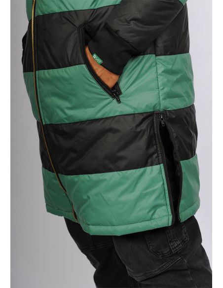 Doudoune mi-longue SAYF bi-color