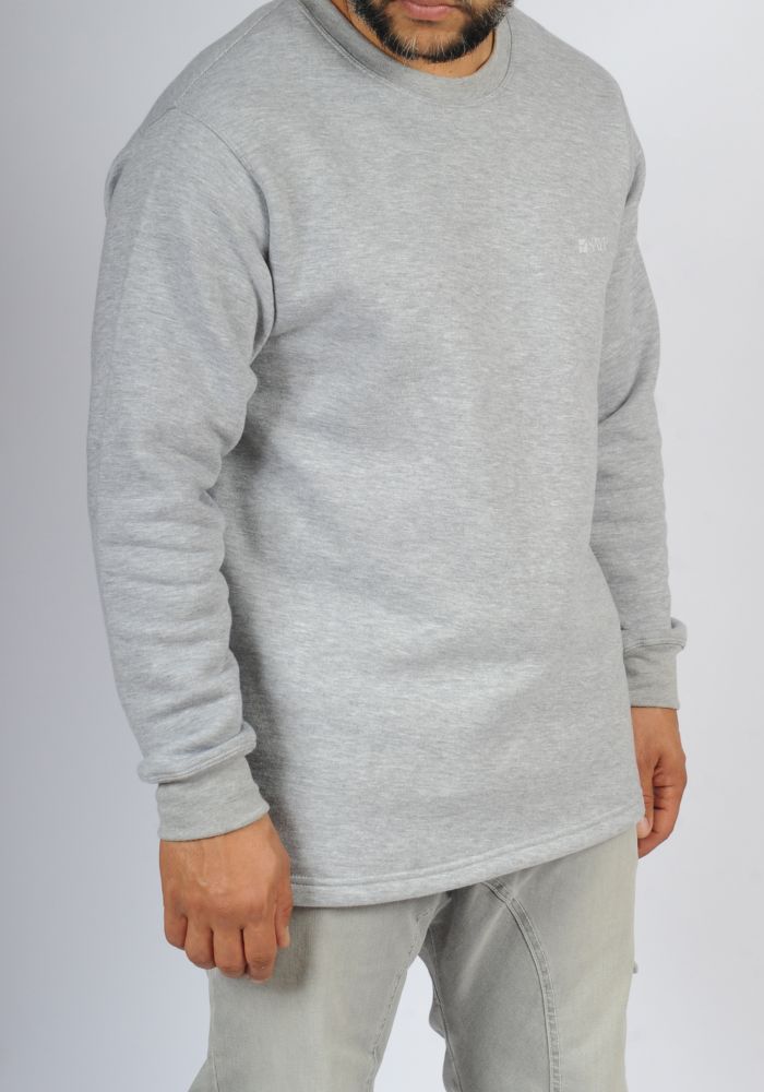 Sweat mi-long SAYF casual (gris)