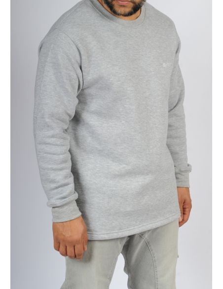 Sweat mi-long SAYF casual (gris)