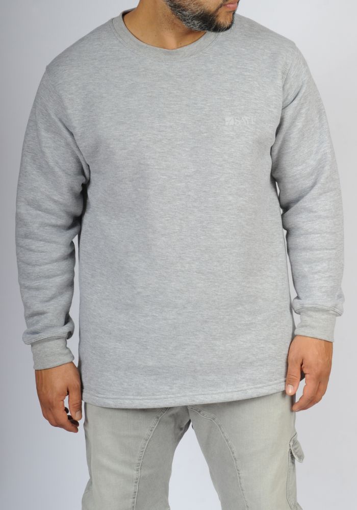 Sweat mi-long SAYF casual (gris)
