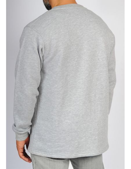 Sweat mi-long SAYF casual (gris)