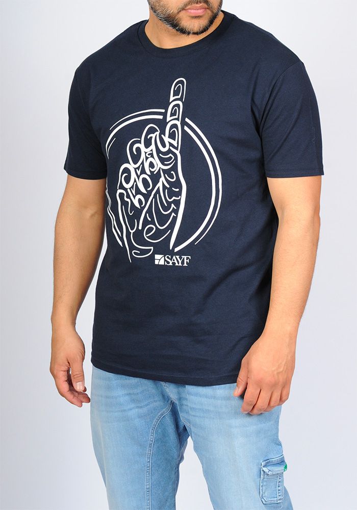 T-shirt SAYF Calligraphie (marine)