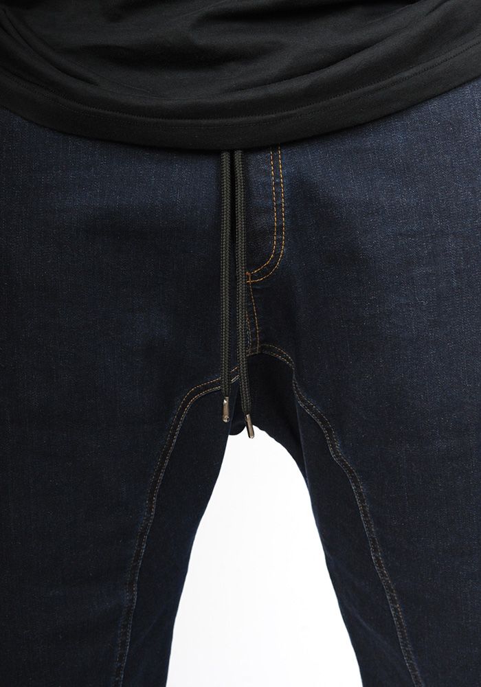 Sarouel bermuda SAYF bleu brut